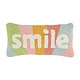 Mud Pie Smile Hooked Pillow