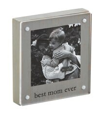 Mud Pie Best Mom Ever Acrylic Block Frame