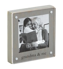 Mud Pie Grandma & Me Acrylic Block Frame