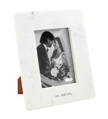 Mud Pie Mr. & Mrs. Marble Frame