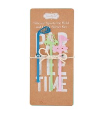 Mud Pie Partee Drink Mold & Stirrer Set