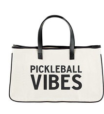 Creative Brands Canvas Tote - Pickleball Vibes