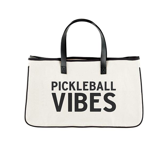 Creative Brands Canvas Tote - Pickleball Vibes