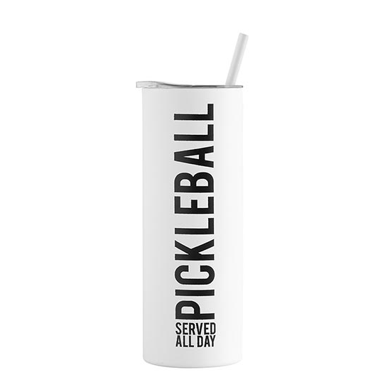Creative Brands Skinny Tumbler - Pickleball Served All Day