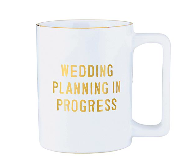 Creative Brands Gold Foil Mug - Wedding Planning