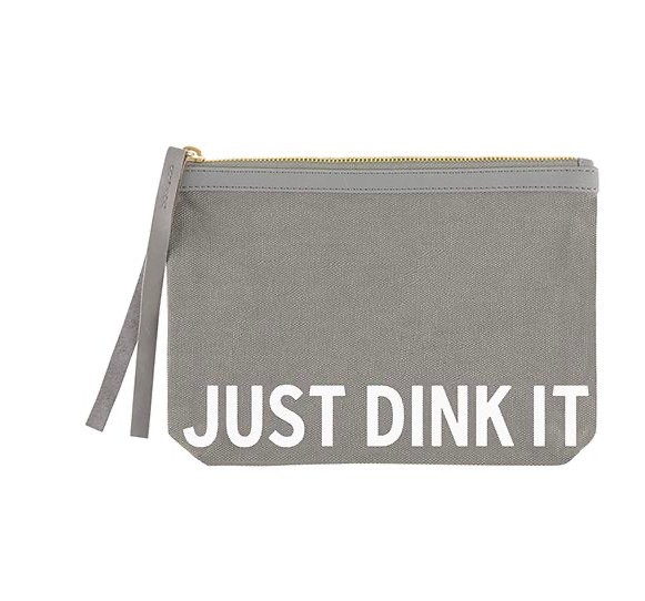 Creative Brands Grey Canvas Pouch - Just Dink It