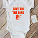 Paper Cow Clothing Give Em the Bird Orioles Bodysuit
