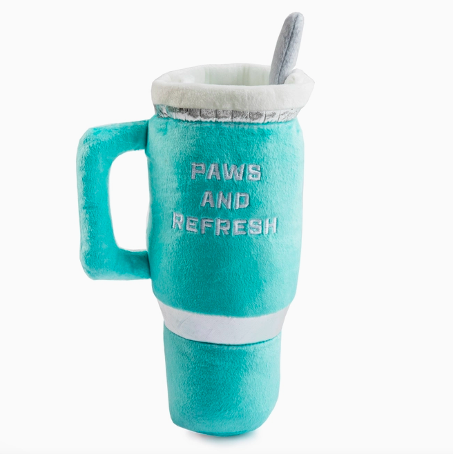 Haute Diggity Dog Snuggly Cup Dog Toy - Teal