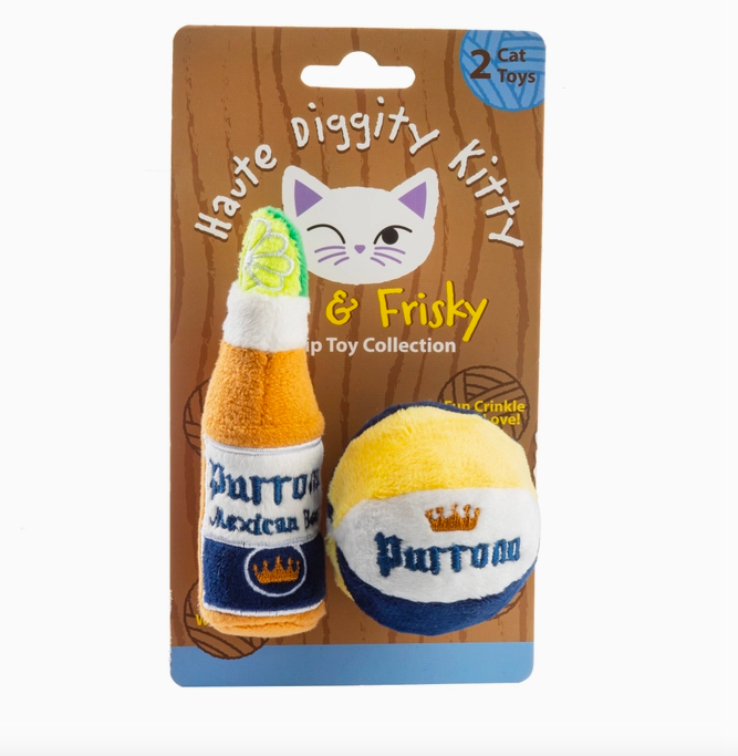 Haute Diggity Dog Purrona (Bottle & Ball) Organic Catnip Toys