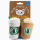 Haute Diggity Dog Meowbucks (2 Coffee Cups) Organic Catnip Toys