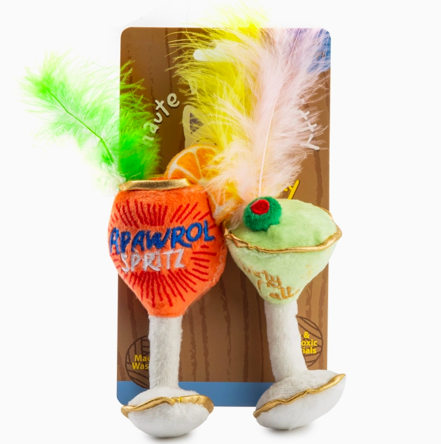 Haute Diggity Dog Kitty Cocktails Catnip Toys