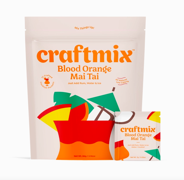 Craftmix Blood Orange Mai Tai Drink Mixer - 12 Pack