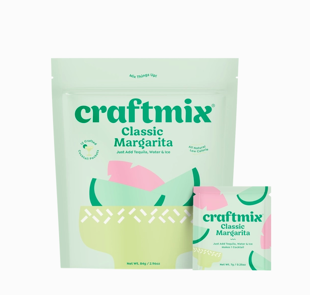 Craftmix Classic Margarita Cocktail Mixers - 12 Pack