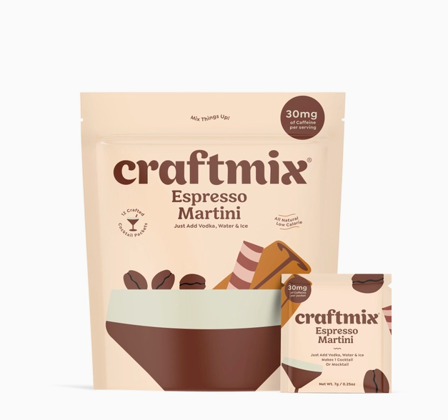 Craftmix Espresso Martini Drink Mixer - 12 Pack