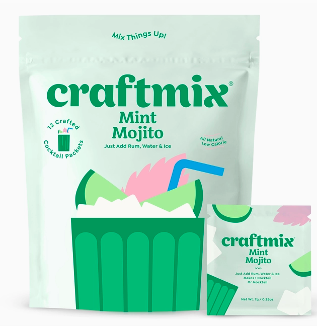 Craftmix Mint Mojito Cocktail Mixers - 12 Pack