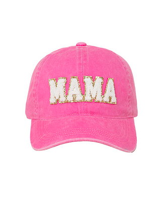 Golden Stella "MAMA" Baseball Cap - Pink