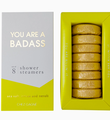 Chez Gagne You are a Badass Shower Steamers