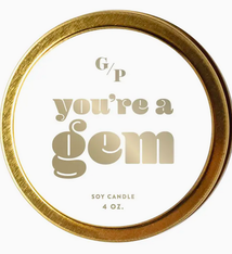 GP Candle Co. You're A Gem Tin Candle
