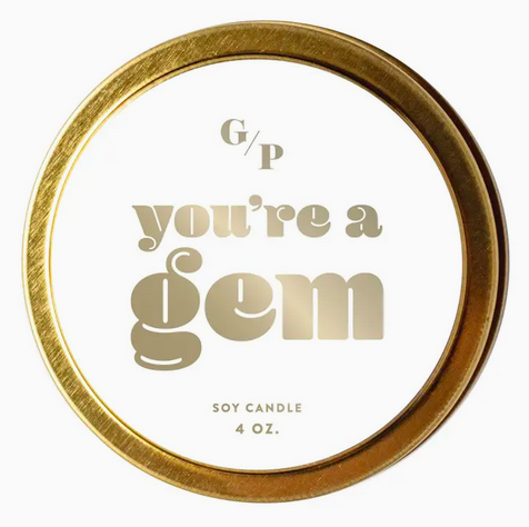 GP Candle Co. You're A Gem Tin Candle