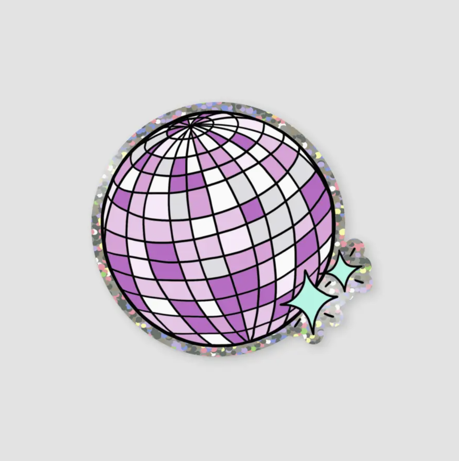 Brittany Paige Disco Ball Glitter Sticker