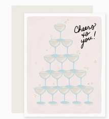 Slightly Stationery Cheers To You Card