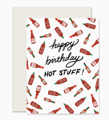 Slightly Stationery Happy Birthday Hot Stuff Card
