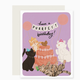 Slightly Stationery Purrfect Cat Cake Birthday Card