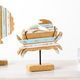 PD Home & Garden WOOD STRIPE CRAB ON ROD