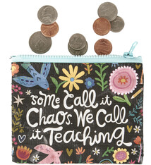Primitives By Kathy Some Call It Chaos Zipper Wallet