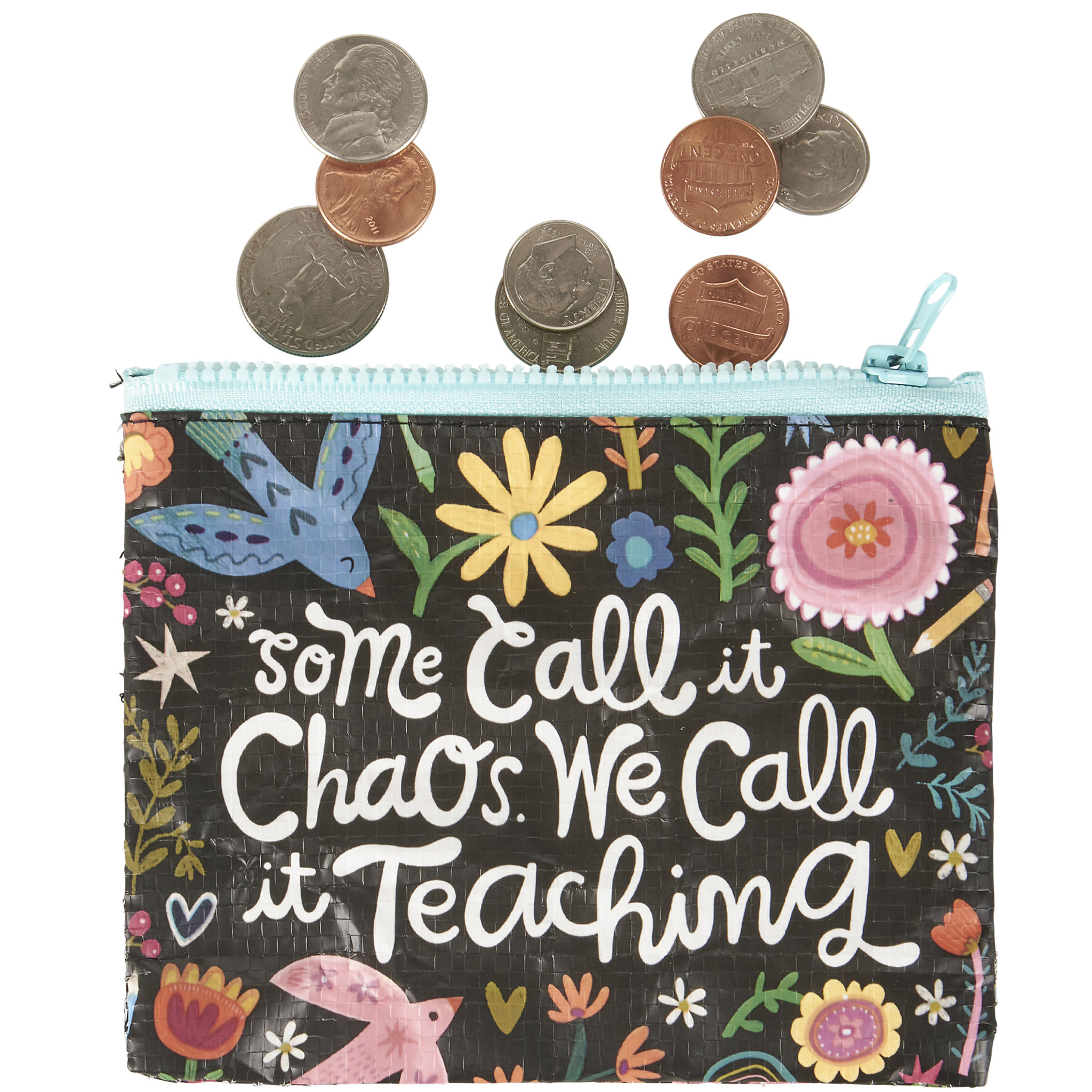 Primitives By Kathy Some Call It Chaos Zipper Wallet