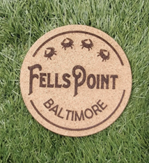 LeRoy Woodworks Cork Coaster Fells Point
