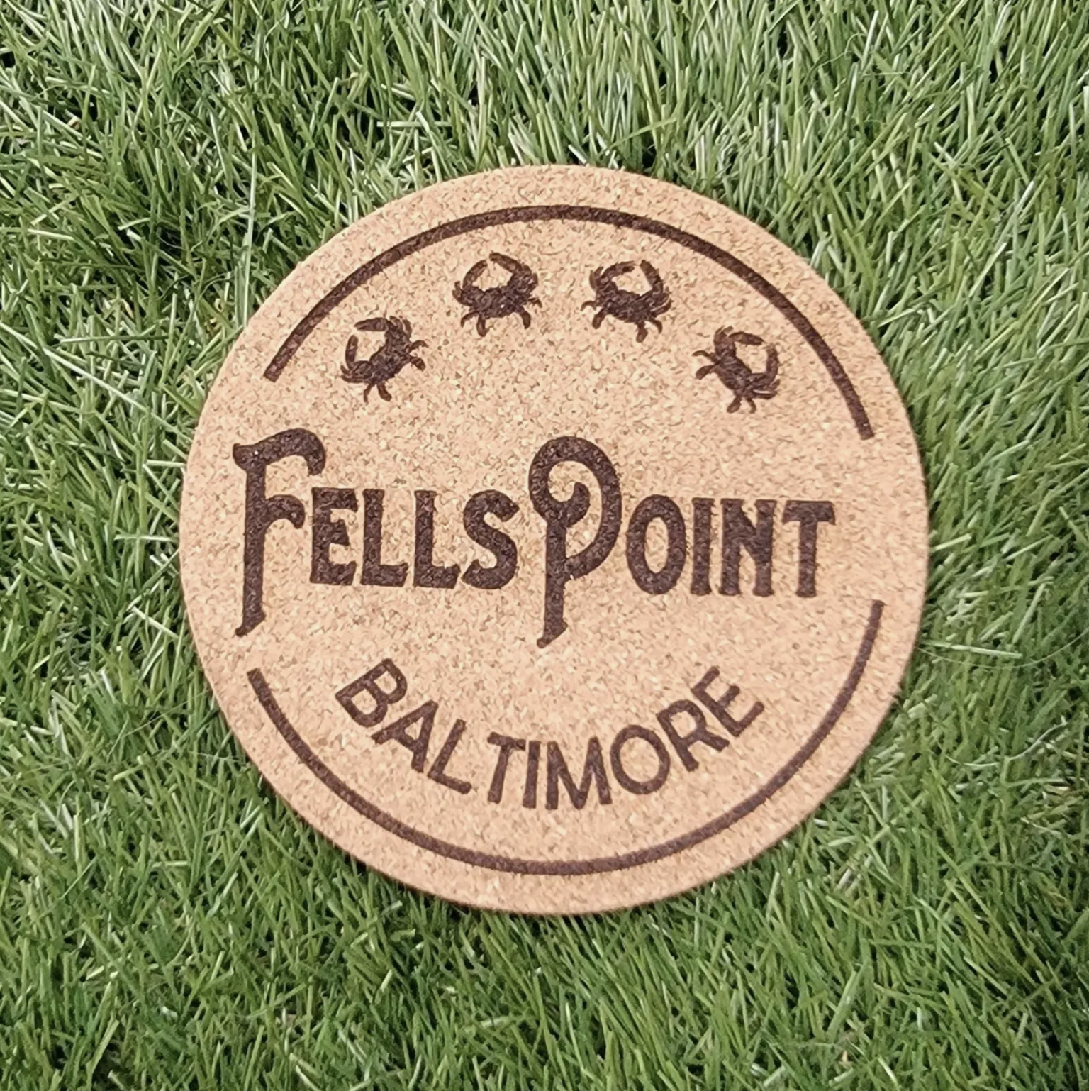 LeRoy Woodworks Cork Coaster Fells Point