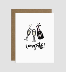 Brittany Paige Congrats! Champagne Card