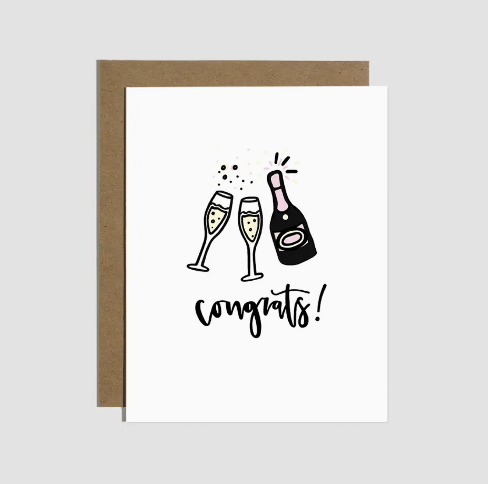 Brittany Paige Congrats! Champagne Card