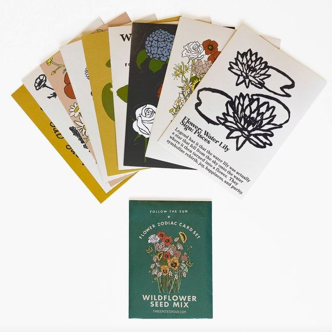 Three Potato Four Zodiac Sticker Card Set