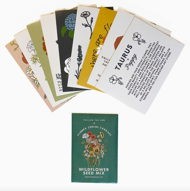 Three Potato Four Zodiac Sticker Card Set