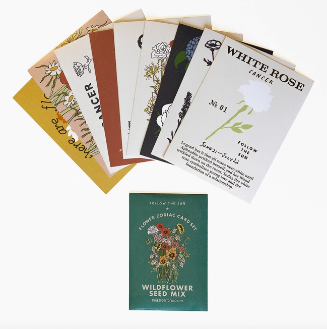 Three Potato Four Zodiac Sticker Card Set