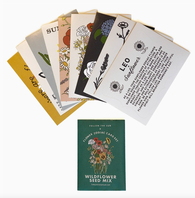 Three Potato Four Zodiac Sticker Card Set