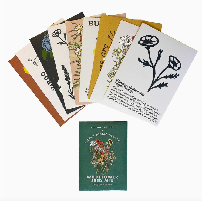 Three Potato Four Zodiac Sticker Card Set