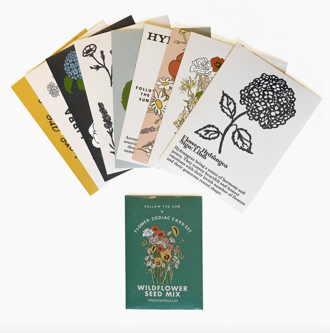 Three Potato Four Zodiac Sticker Card Set