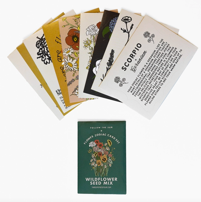 Three Potato Four Zodiac Sticker Card Set