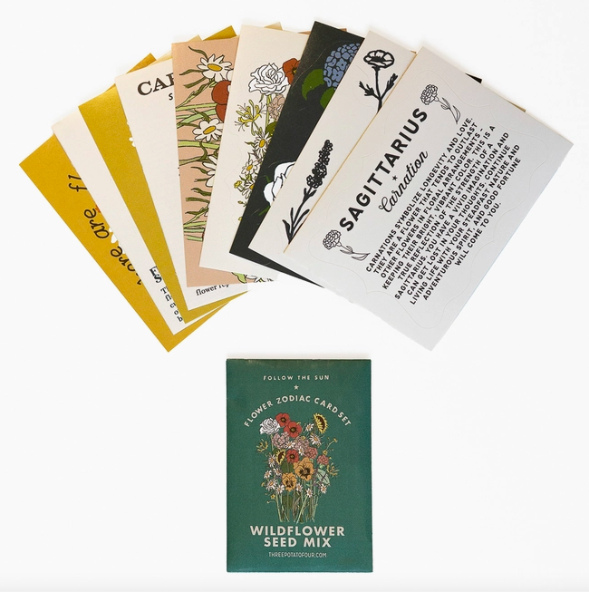 Three Potato Four Zodiac Sticker Card Set