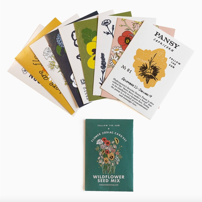 Three Potato Four Zodiac Sticker Card Set