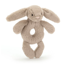 Jellycat Bashful Beige Bunny Ring Rattle