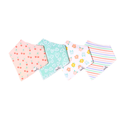 Copper Pearl Bandana Bib Set Cheery