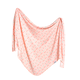 Copper Pearl Knit Swaddle Blanket Cheery