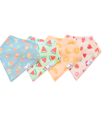 Copper Pearl Bandana Bib Set Clementine
