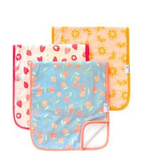 Copper Pearl Burp Cloth Set Clementine