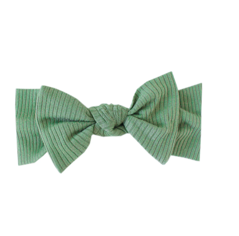 Copper Pearl Rib Knit Headband Clover