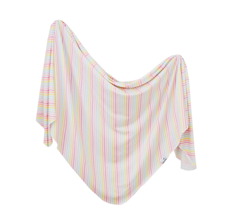 Copper Pearl Knit Swaddle Blanket Lucky